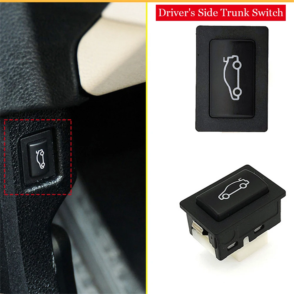 

Rear Trunk Latch Switch Release Button 61319200316 for BMW F01 F02 F06 F07 F10 F12 F13 F22 F25 F30 x1 x3 Z4 E60 E61 E63Auto Part
