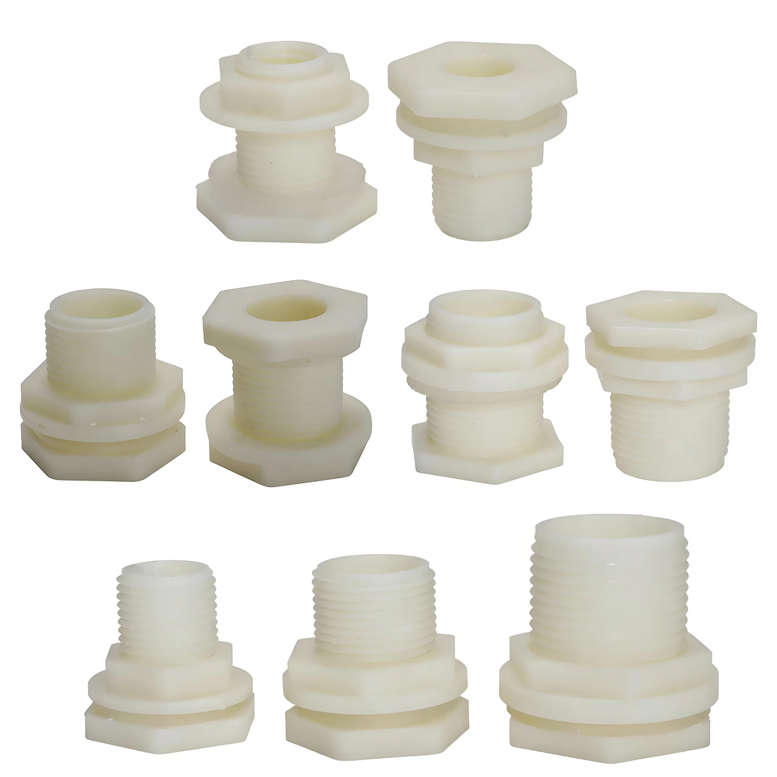 10Pc ABS ID 20mm 25mm 32mm Fish Connector Tank Drain Pipe Accessories Aquarium Joints Water Pipe Fittings 1/2 inch 3/4