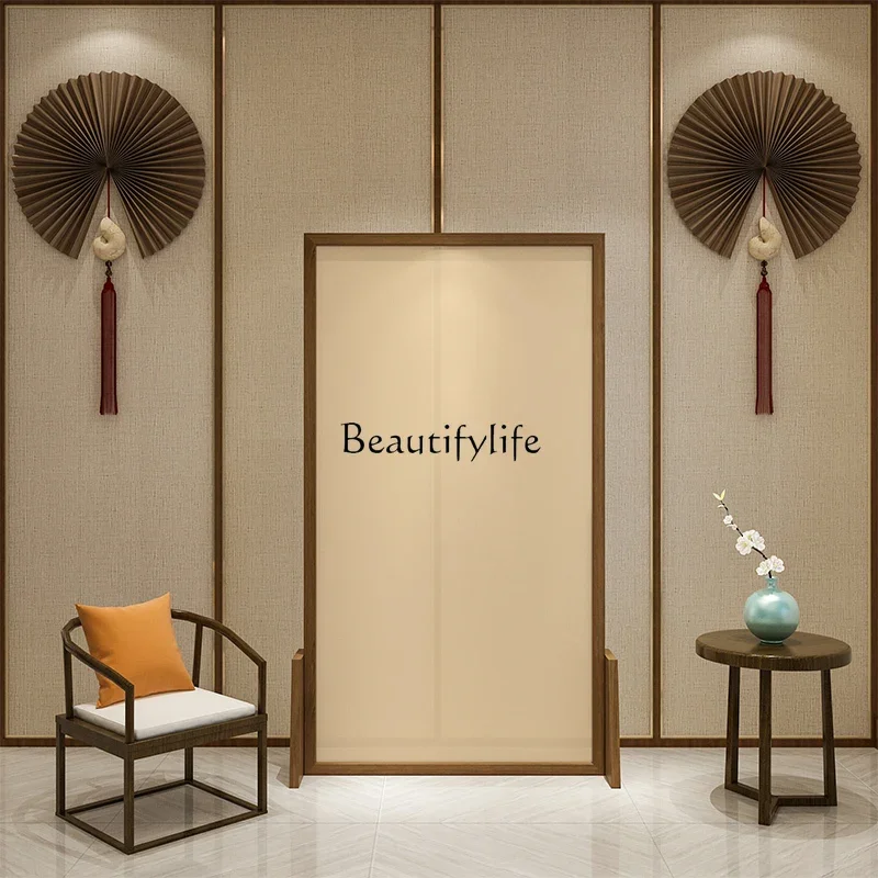 

3Chinese screen partition living room bedroom shelter home modern simple door entrance entrance simple mobile seat screen