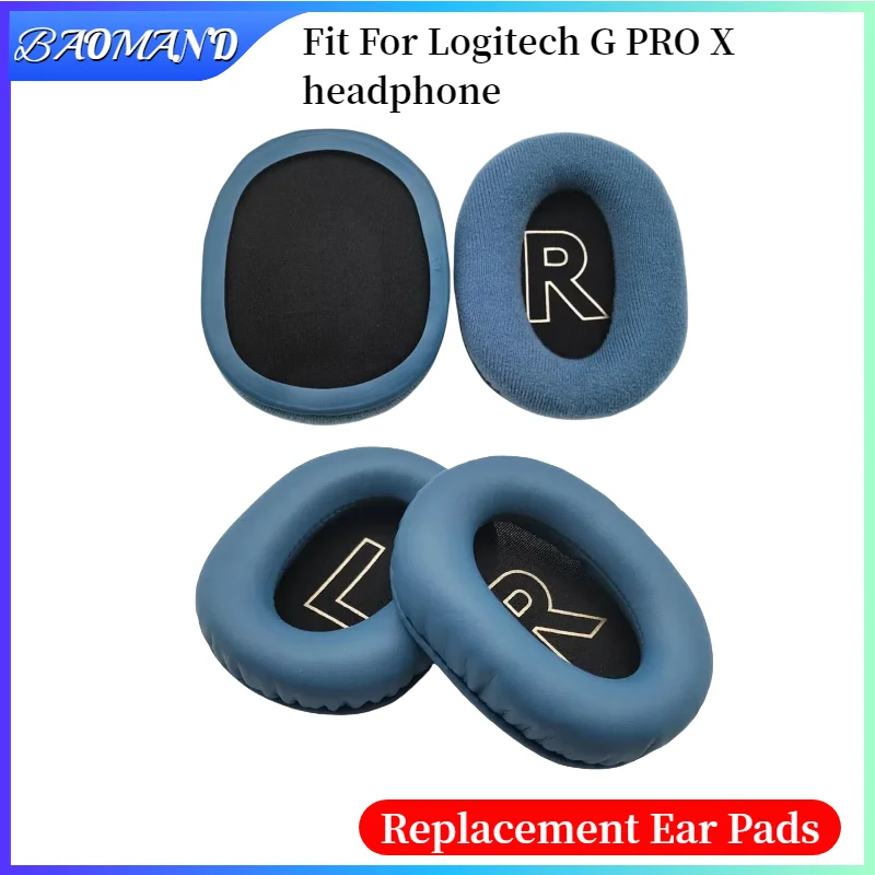 

Headphone Earpads for Logitech G PRO X Headphones Replacement Ear Pads Cover Cushions Pillow Repair Parts
