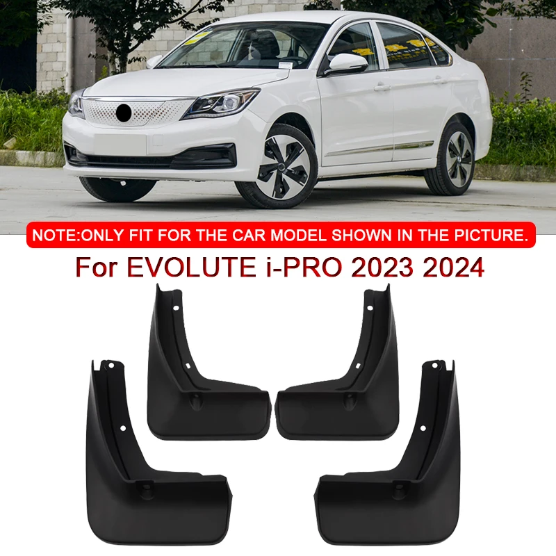 Fit For EVOLUTE i-PRO 2023 2024 Car Styling ABS Car Mud Flaps Splash Guard Mudguards MudFlaps Front Rear Fender Auto Accessories