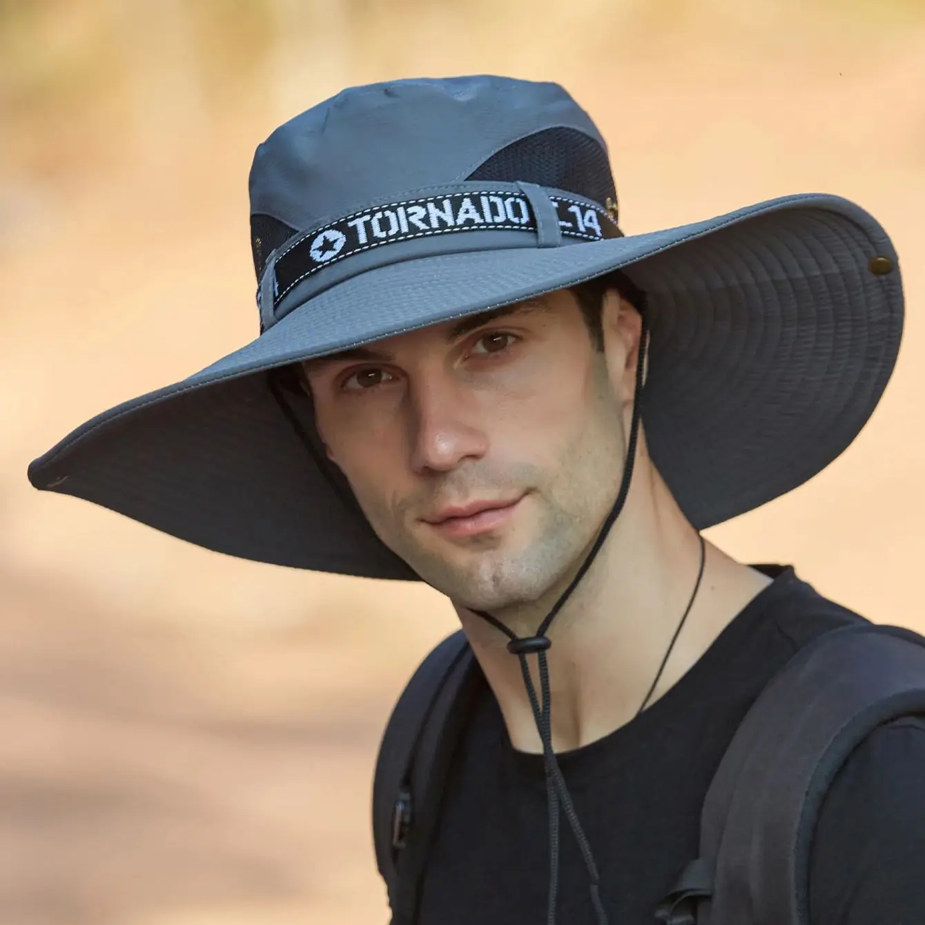 9205Summer breathable sunshade hat outdoor sport men's fishing large brimmed visor visor visor face visor sun hat