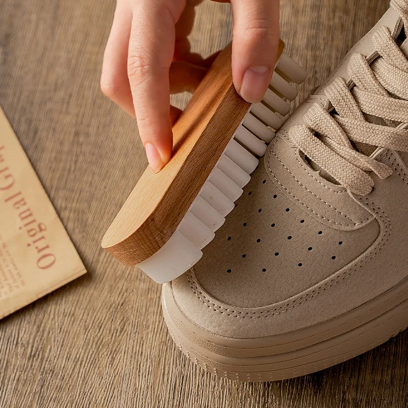 Flip over leather shoes, suede brush, rubber brush, special eraser for cleaning anti deer suede shoes, suede yellow boots brush image 5