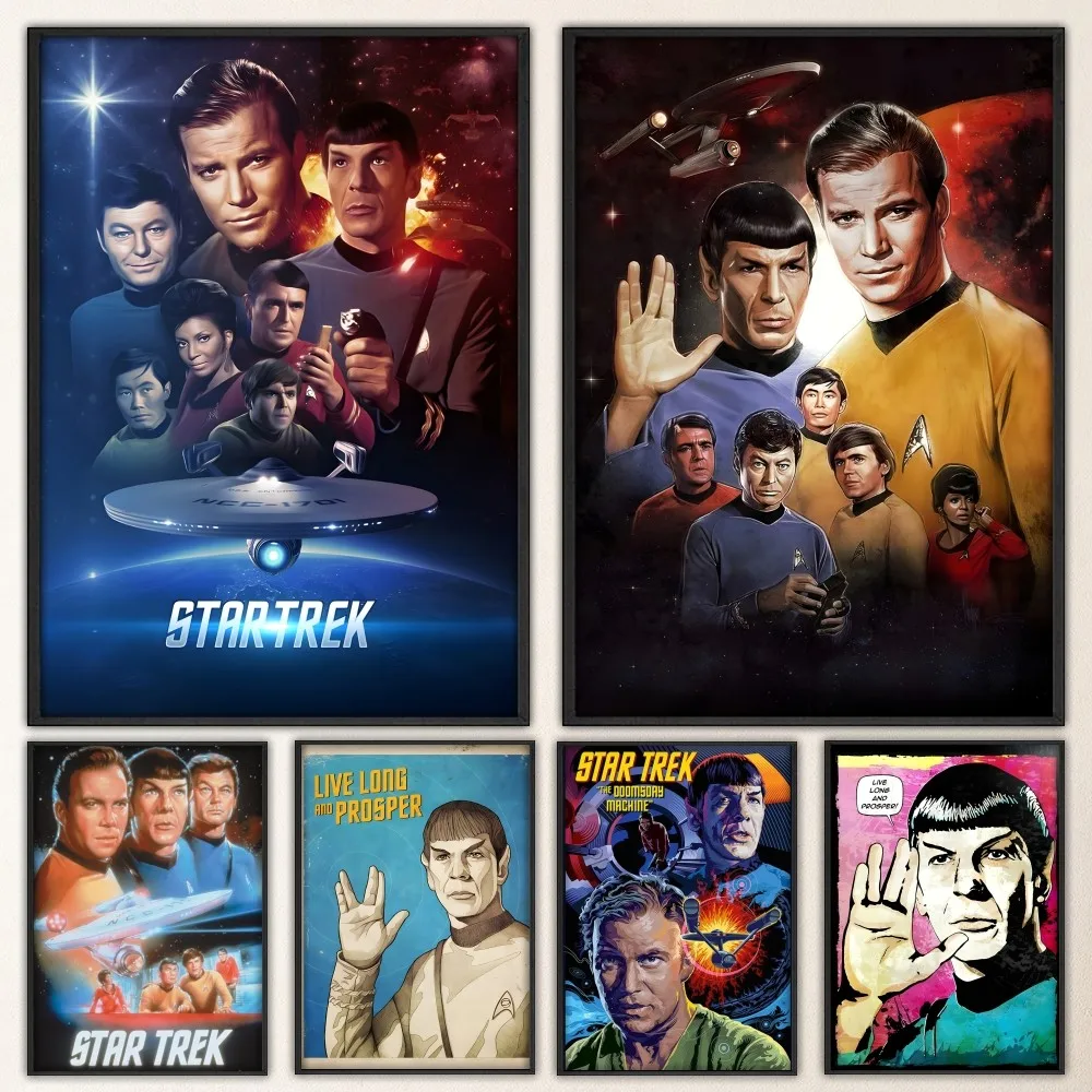 Classic Movie S-Star T-Trek Poster Prints Poster Wall Painting Bedroom Living Room Wall Bar Restaurant Sticker Small