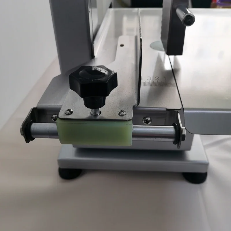 750W Countertop Electric Bone Saw Machine Stainless Steel Meat Cutter 6 Blades for Rib Pork Processing