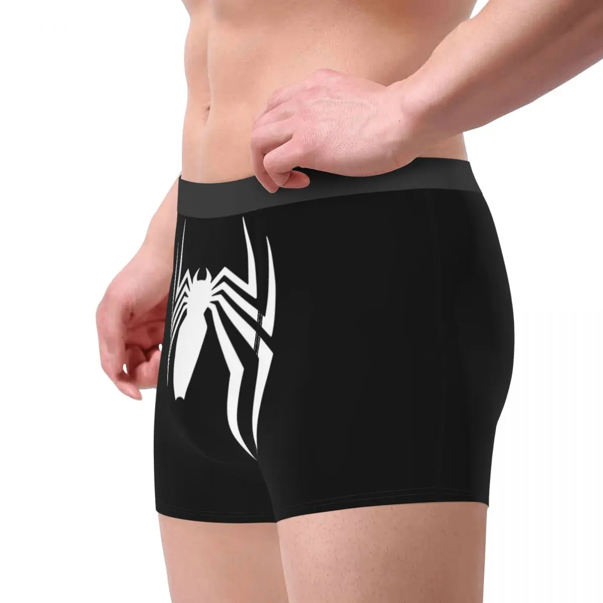 Custom Spider Underwear Men Breathable Boxer Briefs Shorts Panties Soft Underpants For Homme