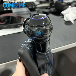 Forged carbon fiber Gear Shift Knob for Audi A3 S3 RS3 S6 RS6 A7 A6 Golf 7 7.5 GTI Car Shift lever knob LHD