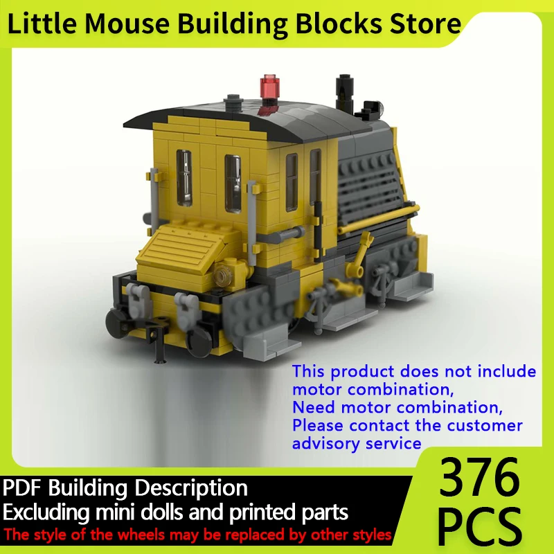 

Модель городского автомобиля MOC, строительные кирпичи, голландская железная дорога, дизельный локомотив, модульная технология, подарки, праздник, сборка, детские игрушки