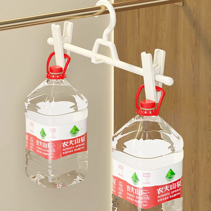 5PCS Skirt Peg Hanger Adjustable Trouser Clips Save Space Hangers Non-Slip Fix Clip Hanger Skirt Peg Hangers Wardrobe Organizer