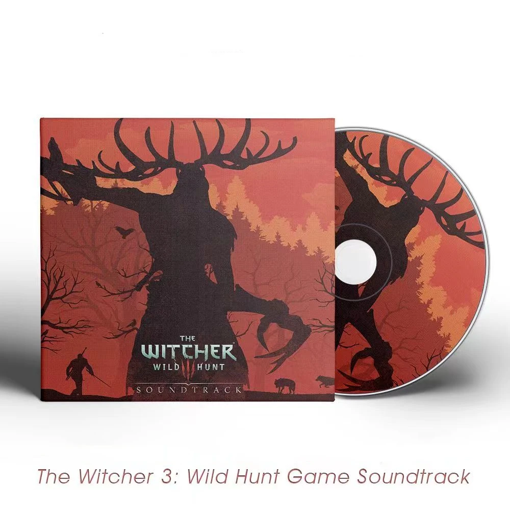 Caja de música del juego The Witcher Wild Hunt, CD de música de Marcin przybyiomicz, álbum de 3 piezas, grabación de música, Cosplay