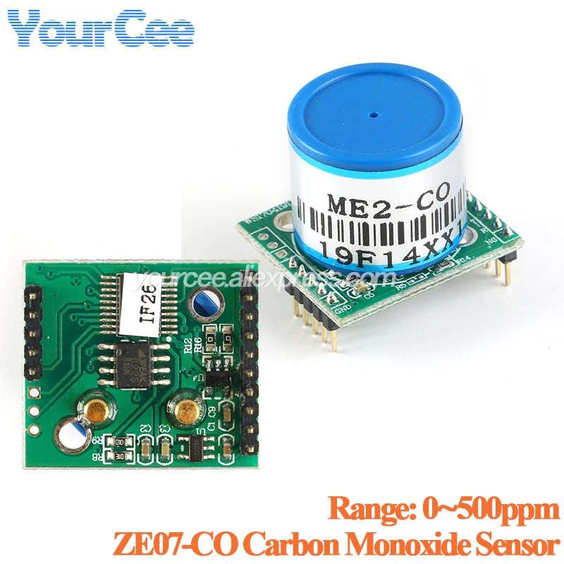 ZE07-CO ZE07 Carbon Monoxide CO Sensor Air Gas Alarm Detection Module Carbon Monoxide Sensing Serial Port Output