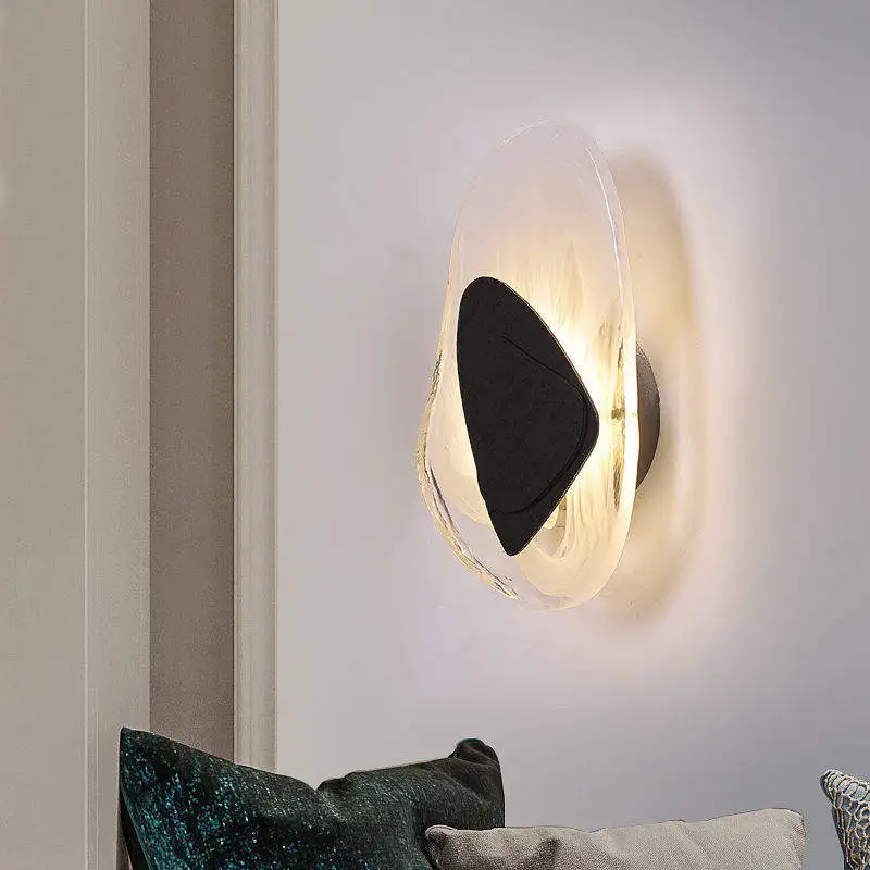 Simple Art Design Wall Light Irregular Graphic Creative Wall Lamp Indoor Bedside Sconce Luxury Modern Bedroom Bedside Lamp