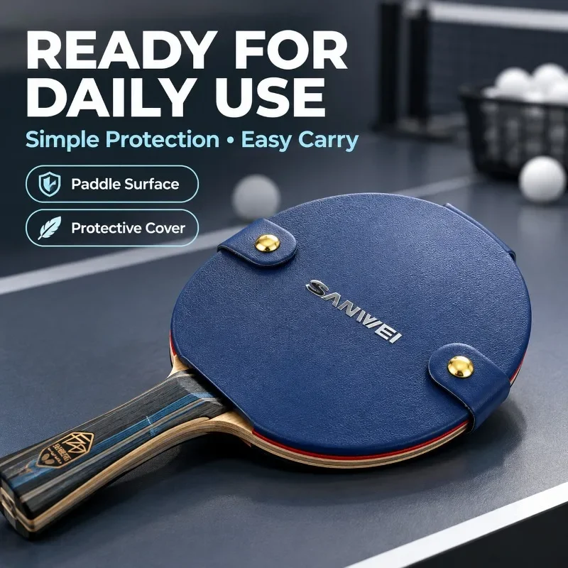 Table Tennis Rubber Protective Clip Universal Ping Pong Racket Half Cover Oxidation Anti Collision Rubber Table Tennis Sports image 6