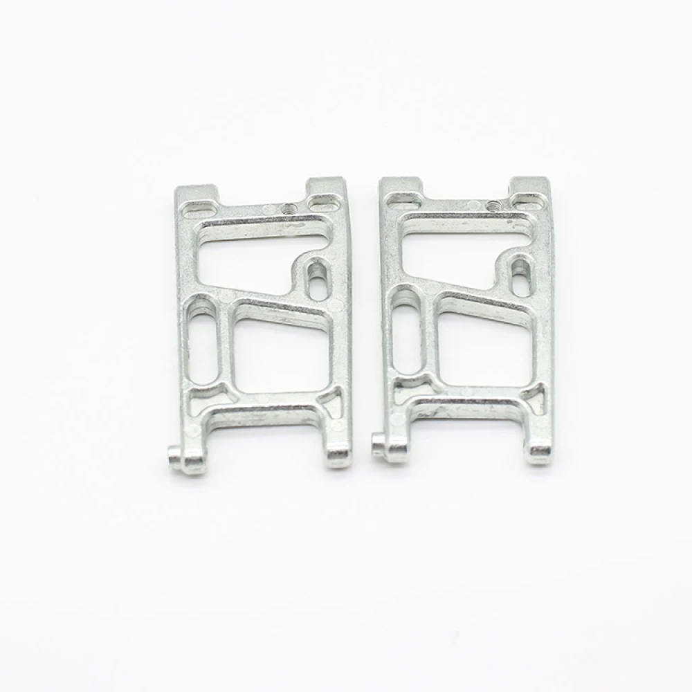 Brazo de suspensión inferior delantero de aleación de 2 uds para piezas de modificación de coche Q146 RC