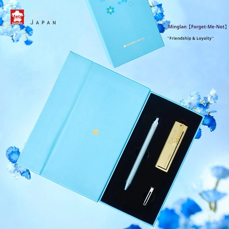 Sakura Craft Lab 002 Brass Pen Neutral Gel Ink Rollerball Pen Set Vintage Smooth Writing Signature Pen Luxury Stationery Gift