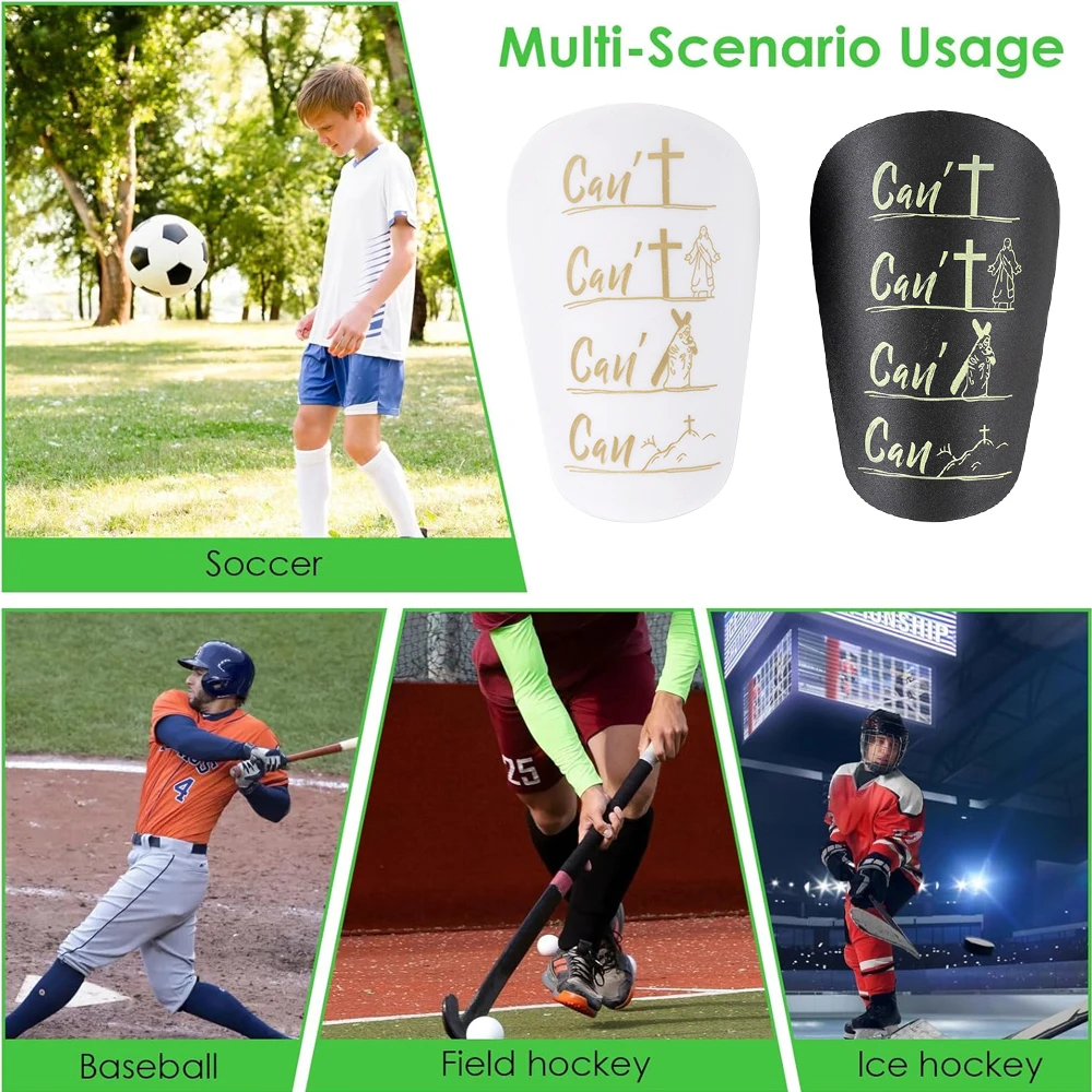 1Pair Mini Soccer Shin Guards Ultra-Thin Lightweight, Extra Reliable Protective Pads for Children Adult, Compact Breathable Foot