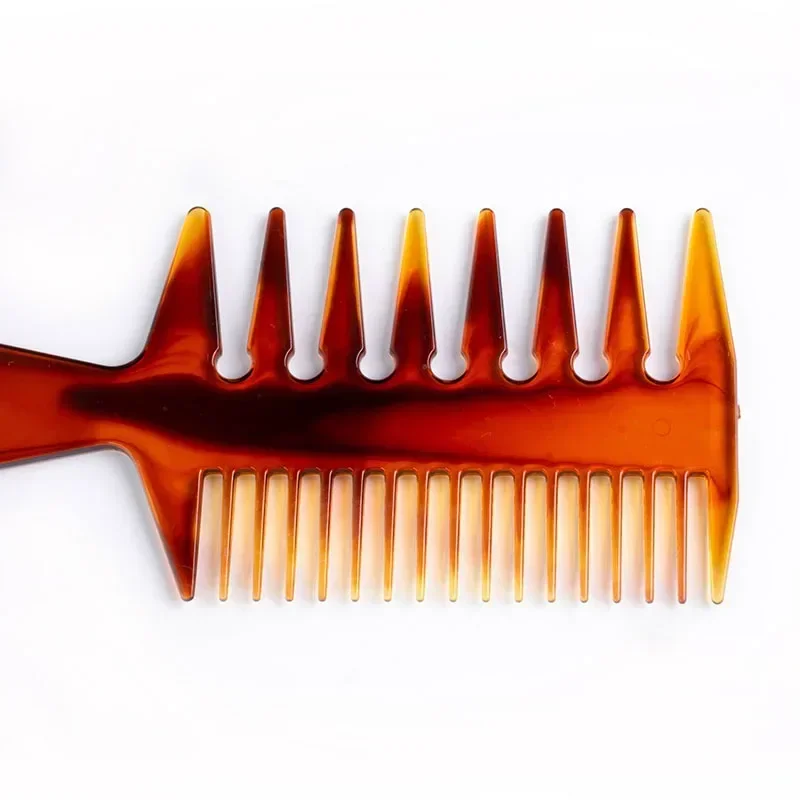 Big Teeth Double Side Tooth Combs Barber Hair Dyeing Cutting Coloring Brush Hair Brush Man Hair Styling Tool