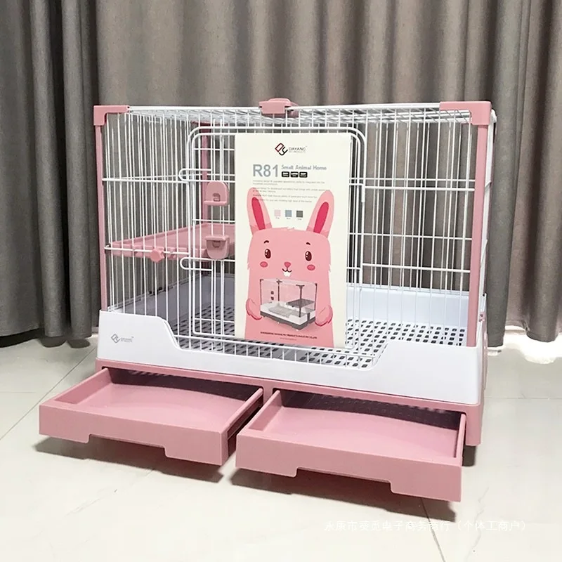

Dayang rabbit cage R81PRO household rabbit cage, pet rabbit cage luxury cage, indoor large cage R71R61