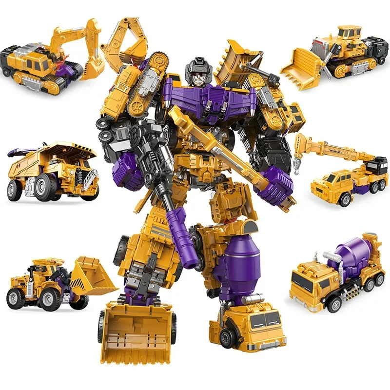 20cm Transformers Toy Engineering Vehicles Robot Model Transforming Hercules Force Control Collect Model  Birthday Gifts