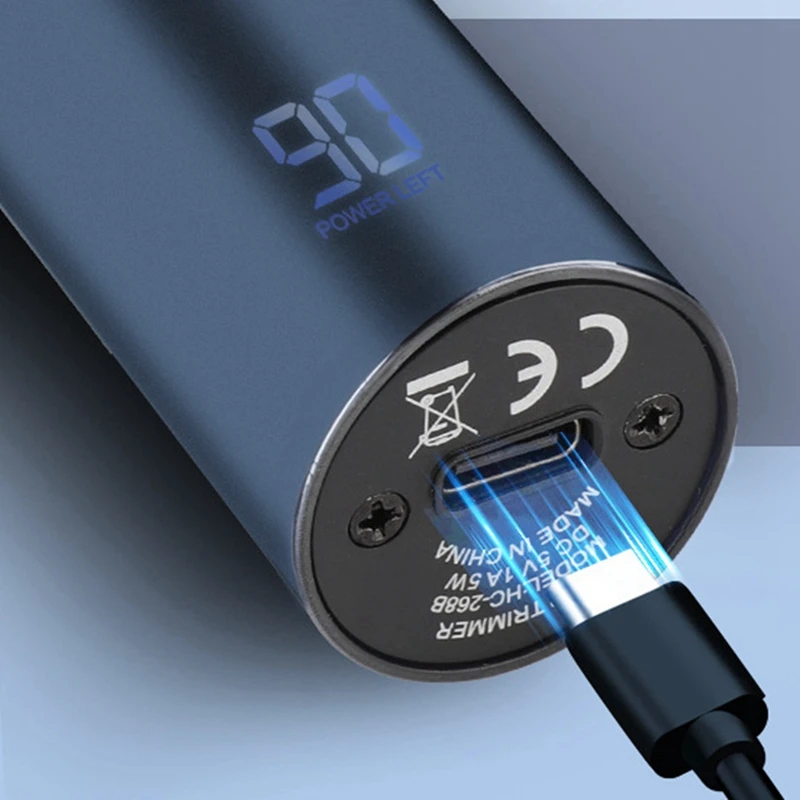 Beard Trimmer สําหรับชายไฟฟ้าผม Clipper ไร้สาย Mens Grooming 5 ใน 1 ชุดผม Trimmer & หนวด Trimmer & จมูกทนทาน