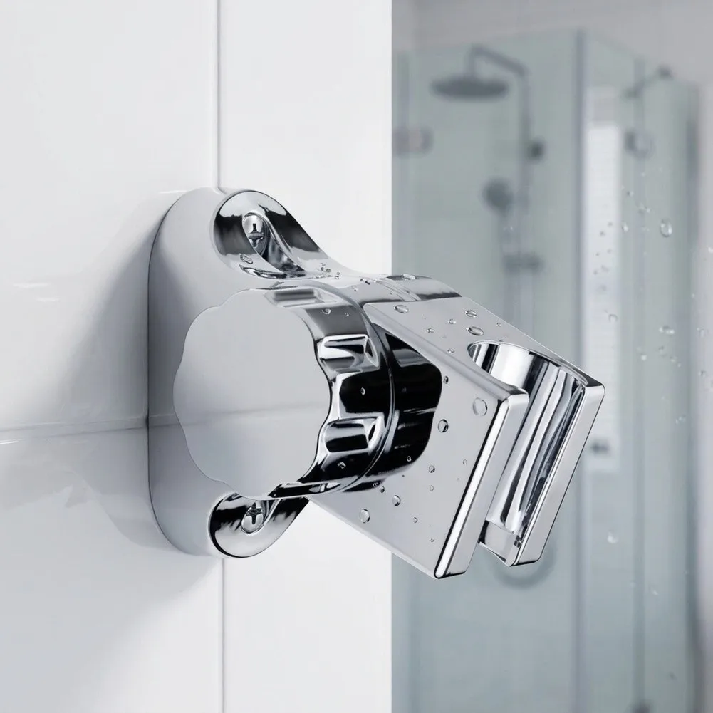 For Daily Showering Silver Shower Head Holder Long-lasting Showerhead Support Bathroom Holder Handheld Shower Stand