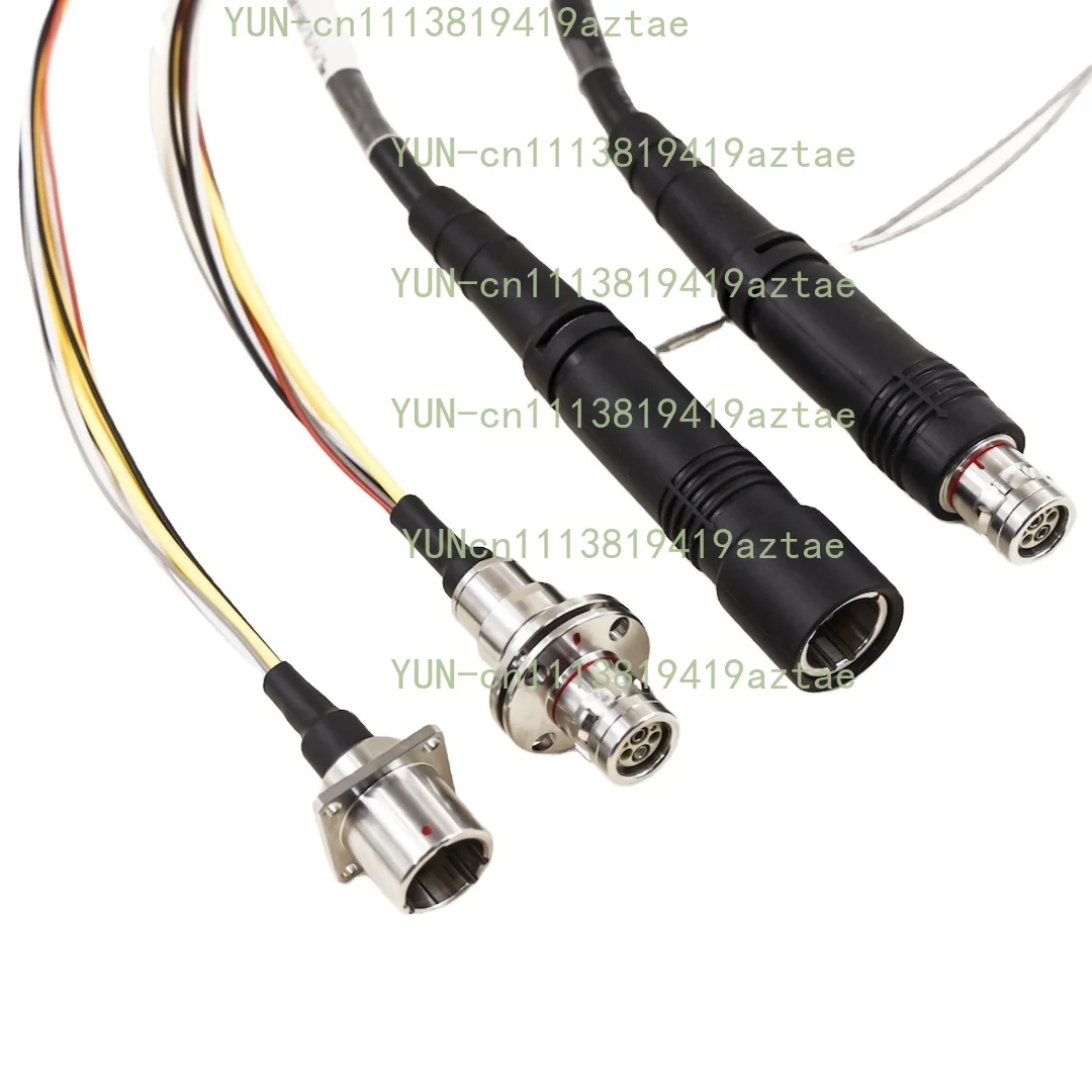 Outdoor Broadcast  SMPTE FUW PUW EDW FXW 3K93C 2 Fiber 2 Hybrid Electric Connector Cable Assembly Fiber Optic Patch Cord