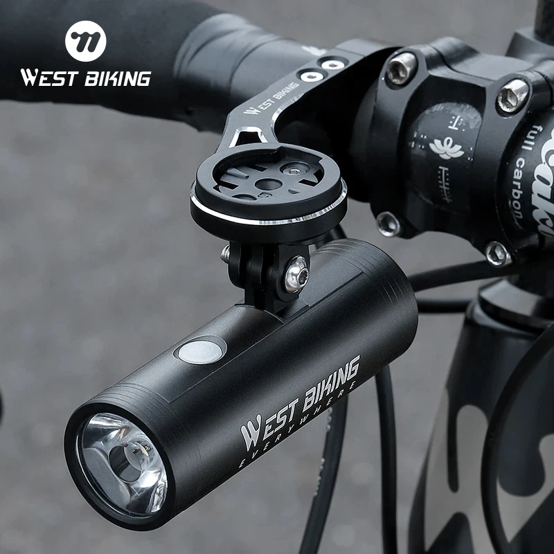 WEST BIKING Bike Light USB Rechargeable LED Bicycle Lights 4500mAh MTB Flashlight Waterproof Headlight For Cycling Front Lamp