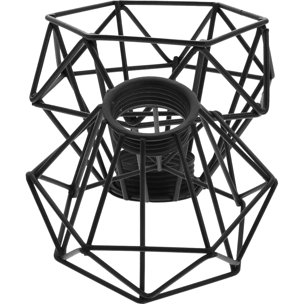 

2pcs Retro Lampshade Metal Light Cover Black IC004- Decorative Diamond Pendant Shades Chandelier Lamp Cover Lighting