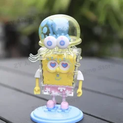 SpongeBob SquarePants Jumping Jellyfish Series Mysterious Blind Box Figure Car Desktop Ornaments Surprise Box Holiday Gift