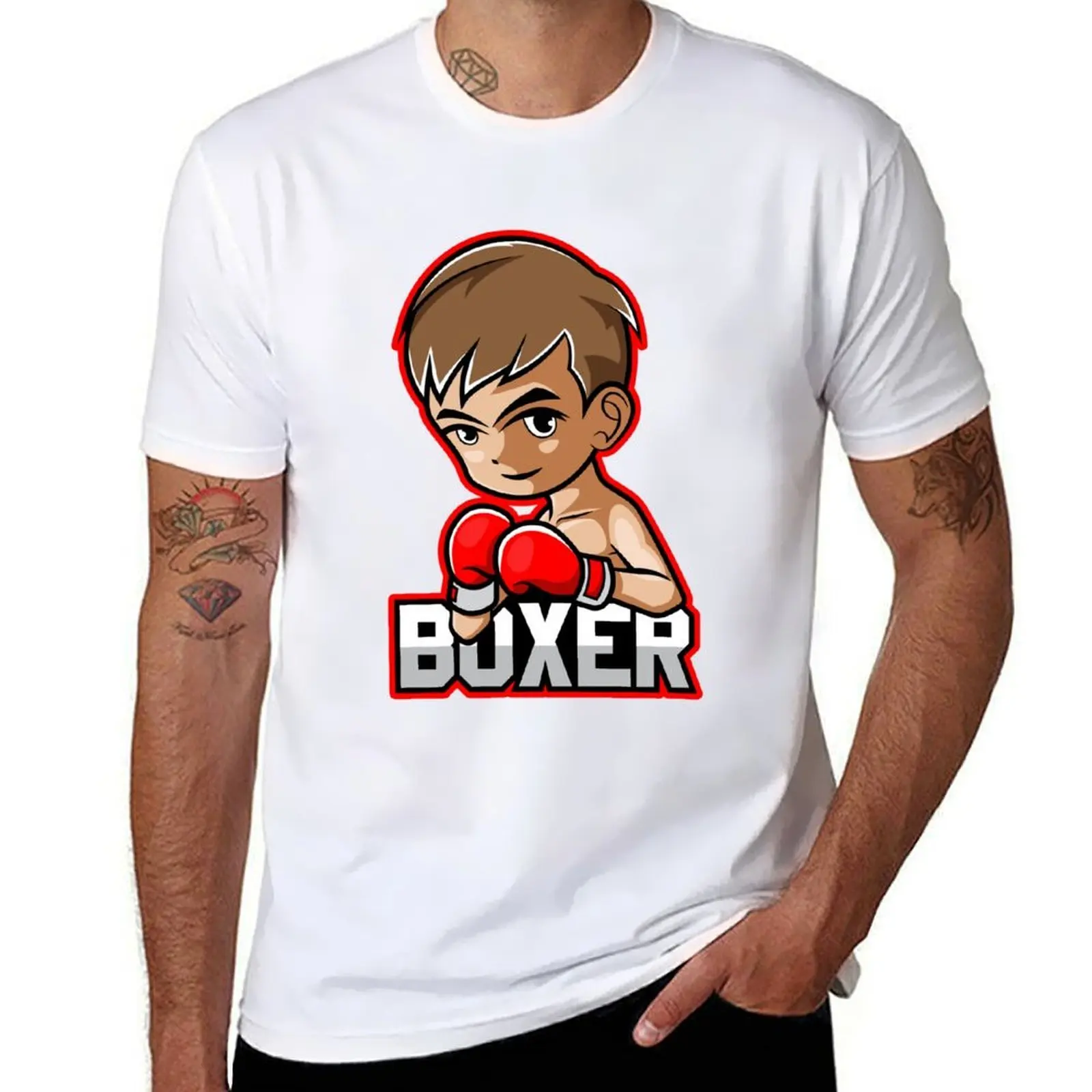 

BOXING PRODIGY T-Shirt t shirts for man cotton funny man tshirt T-Shirt