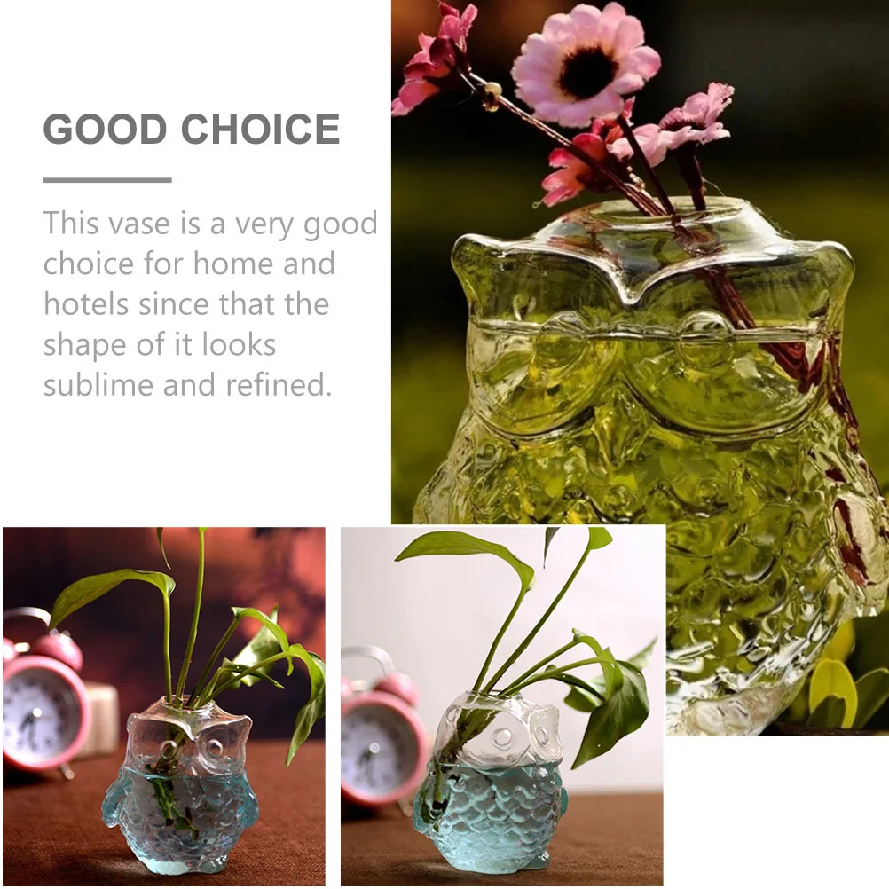 

Glass Crystal Hydroponic Flower Vase Floral Container Elegant Design Desktop Decoration European Style for Home Bedroom