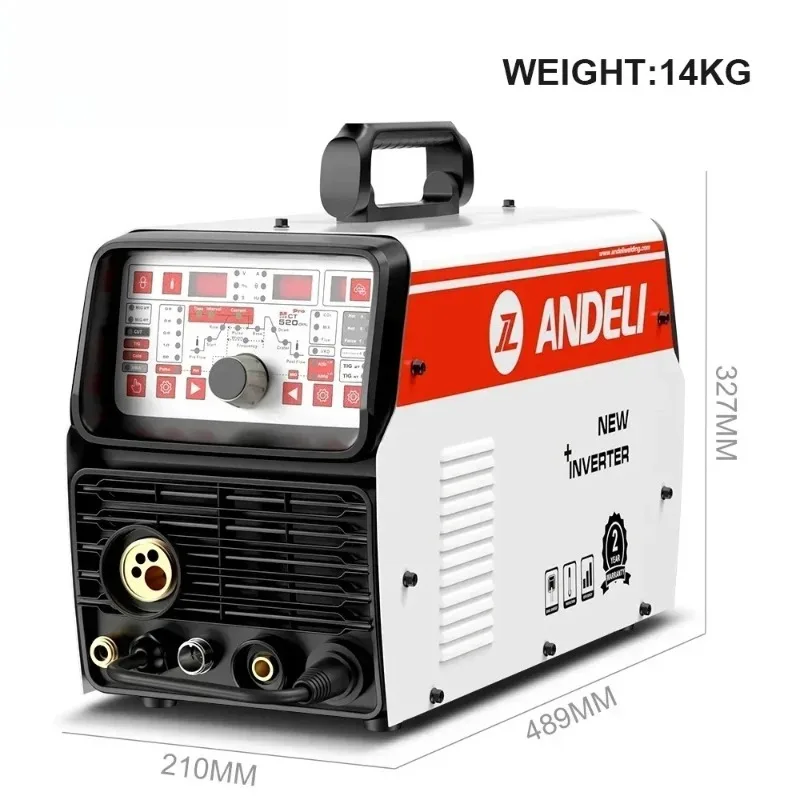 

【Best-selling】ANDELI MCT-520DPL PRO Multi-Function Welder MIG/TIG/MMA/CUT/COLD Welding Welding Aluminum 5 IN 1