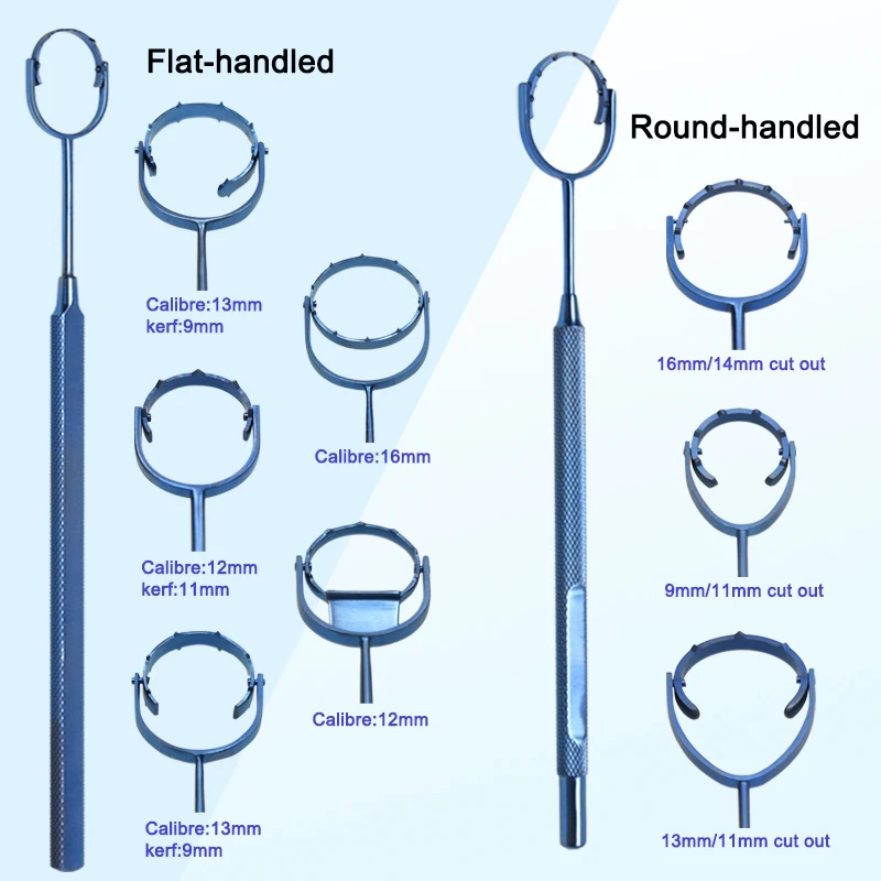 Fine Titanium Thornton Fixation Ring Swivel Head Eye Ring Fixator Micro Ophthalmic Surgery Instrument