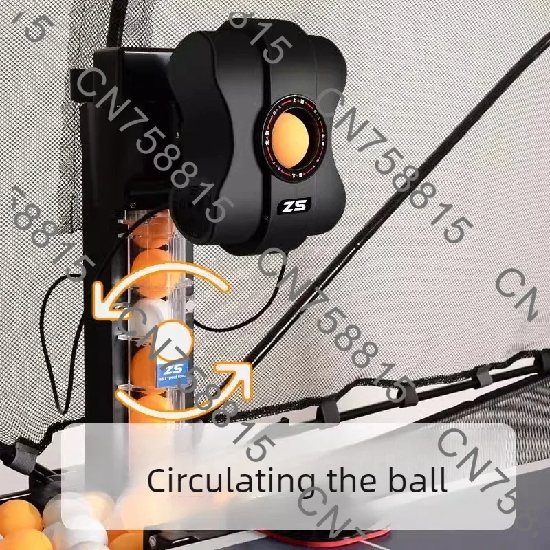 Automatic table tennis trainer, large capacity table tennis serve machine, beginner table tennis serve equipment