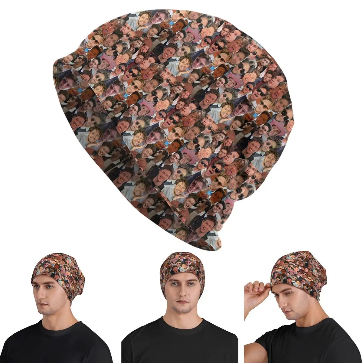 

NiallHoran фотоколлаж Skullies шапки шапки теплая осенне-зимняя уличная шапка вязаная шапка для мужчин женщин взрослых