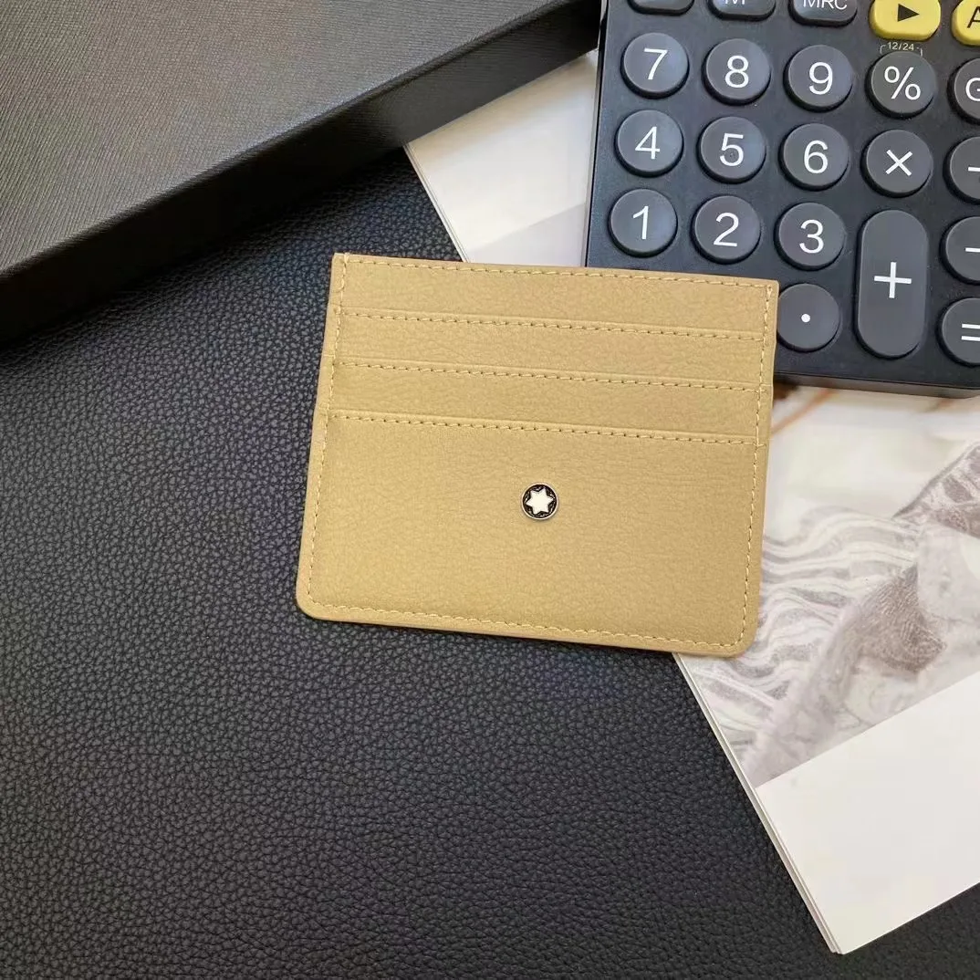 للرجال والنساء الراقية Sle Bla المحمولة بطاقة صغيرة جيب سعة كبيرة متعددة فتحة تخزين بطاقة الائتمان البنك حقيبة التنقل اليومية #4