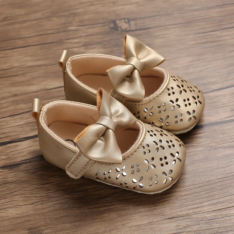 

Spring and Autumn 0-1 Year Old Female Baby Shoes Soft Bottom Anti slip Little Princess 3-6-12 Months Baby Walking Shoes
