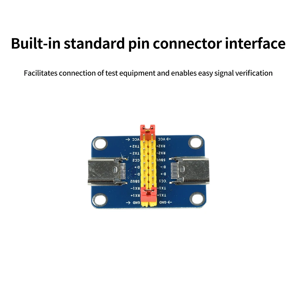 Typ-C-Stecker-auf-Buchse-Testplatine USB 3.1 Reversibler Stecker 2,54mm Stiftleisten-Adapter – Detail 9