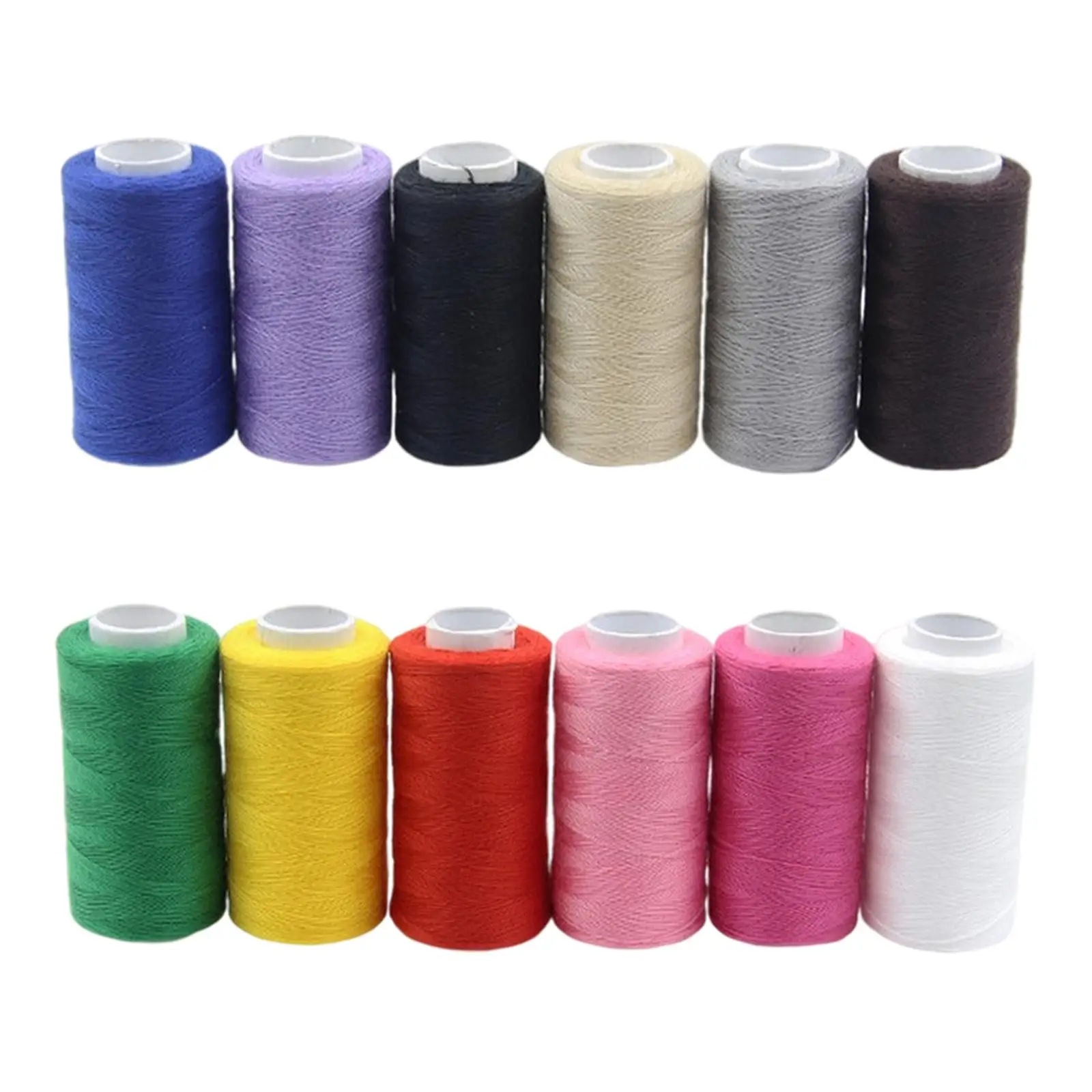 12 pz cucito Threds Set 12 colori poliestere sordinato colorato 350M bobine per cucire Mchine Quilting ricamo Hnd cucito