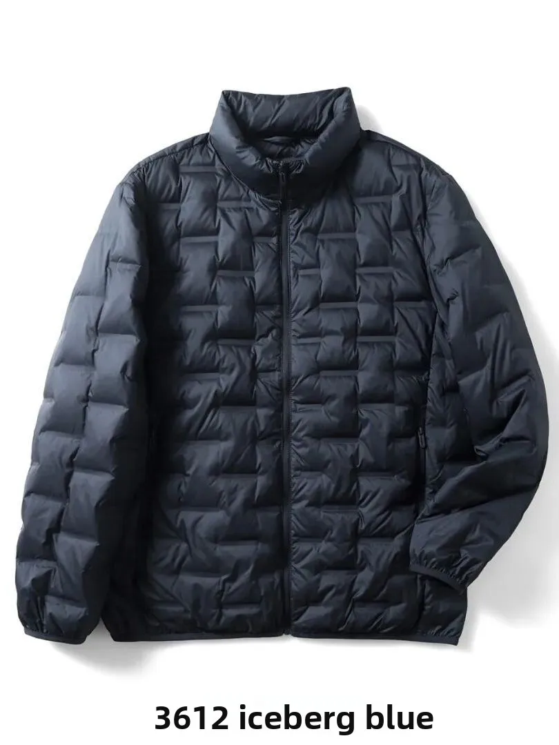 Design léger extérieur pour hommes, décontracté, léger, chaud, polyvalent, automne hiver, fermeture à glissière Jaet, coupe-vent, polyester...