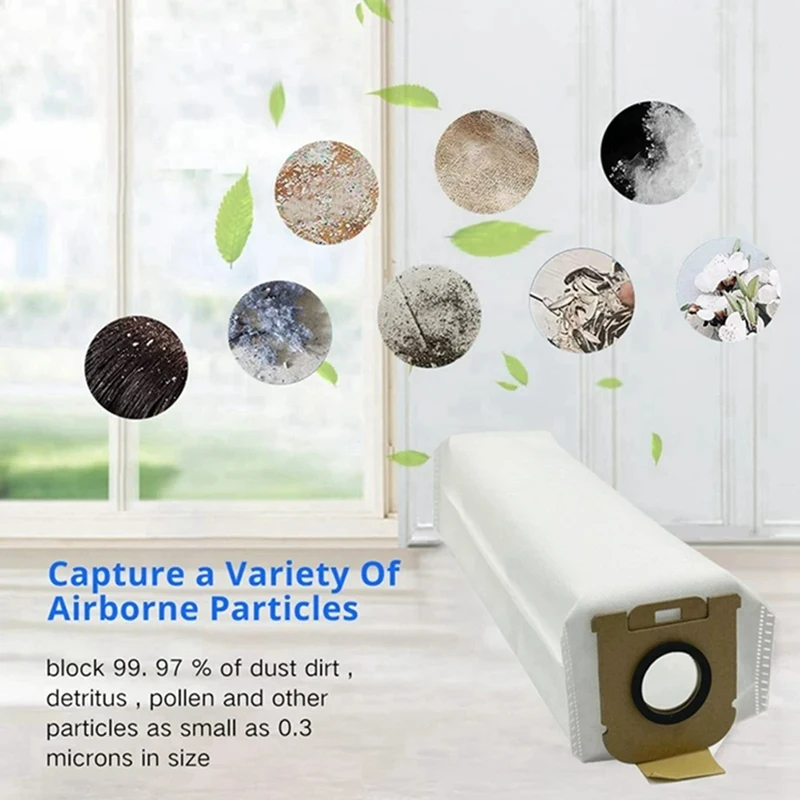 A16F-For Dreame Z10 Station / H30 Combo Station Robot Vacuum Cleaner Dust Bag Accessories Replacement Spare