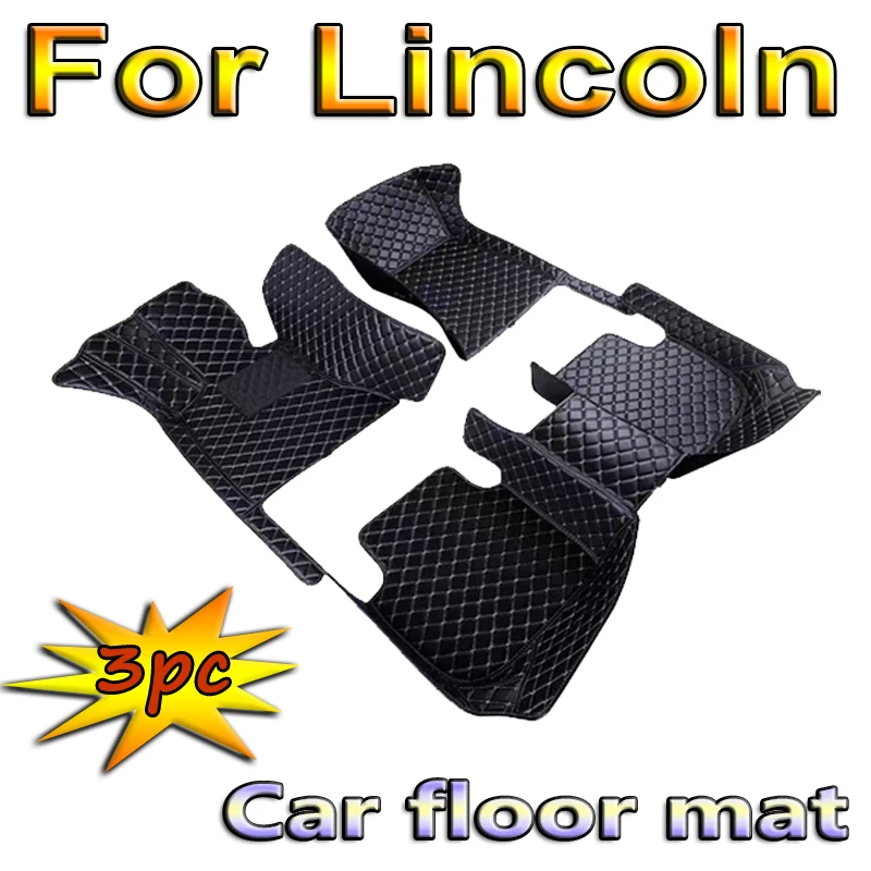 Car Floor Mats For Lincoln MKZ MKS MKC MKX MKT LS Nautilus Continental Navigator Town Car L Corsair Mark VII Car Accessories