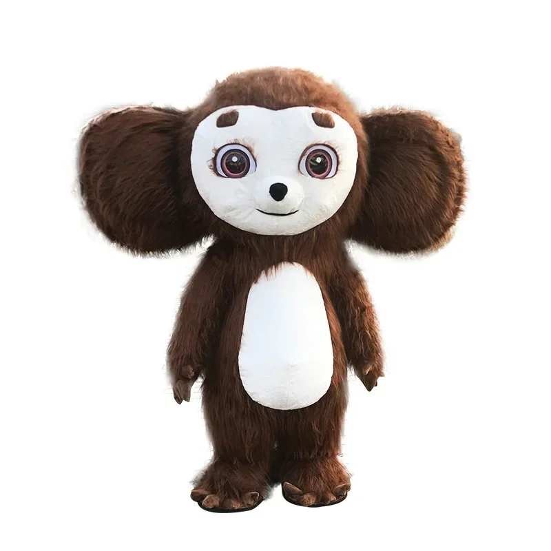 

200cm/260cm Big Eared Monkey Inflatable Costume Mascot Cartoon Doll Festival Celebration Party Carnival Promotional Clothing