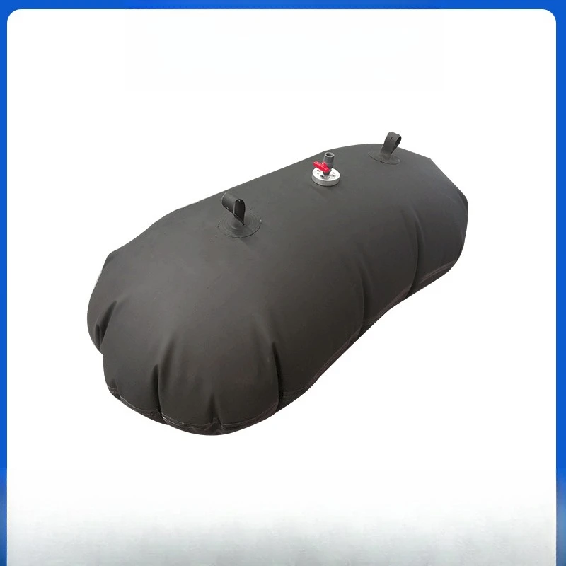 Foldable rubber liquid storage bag, bridge preloading, industrial airbag