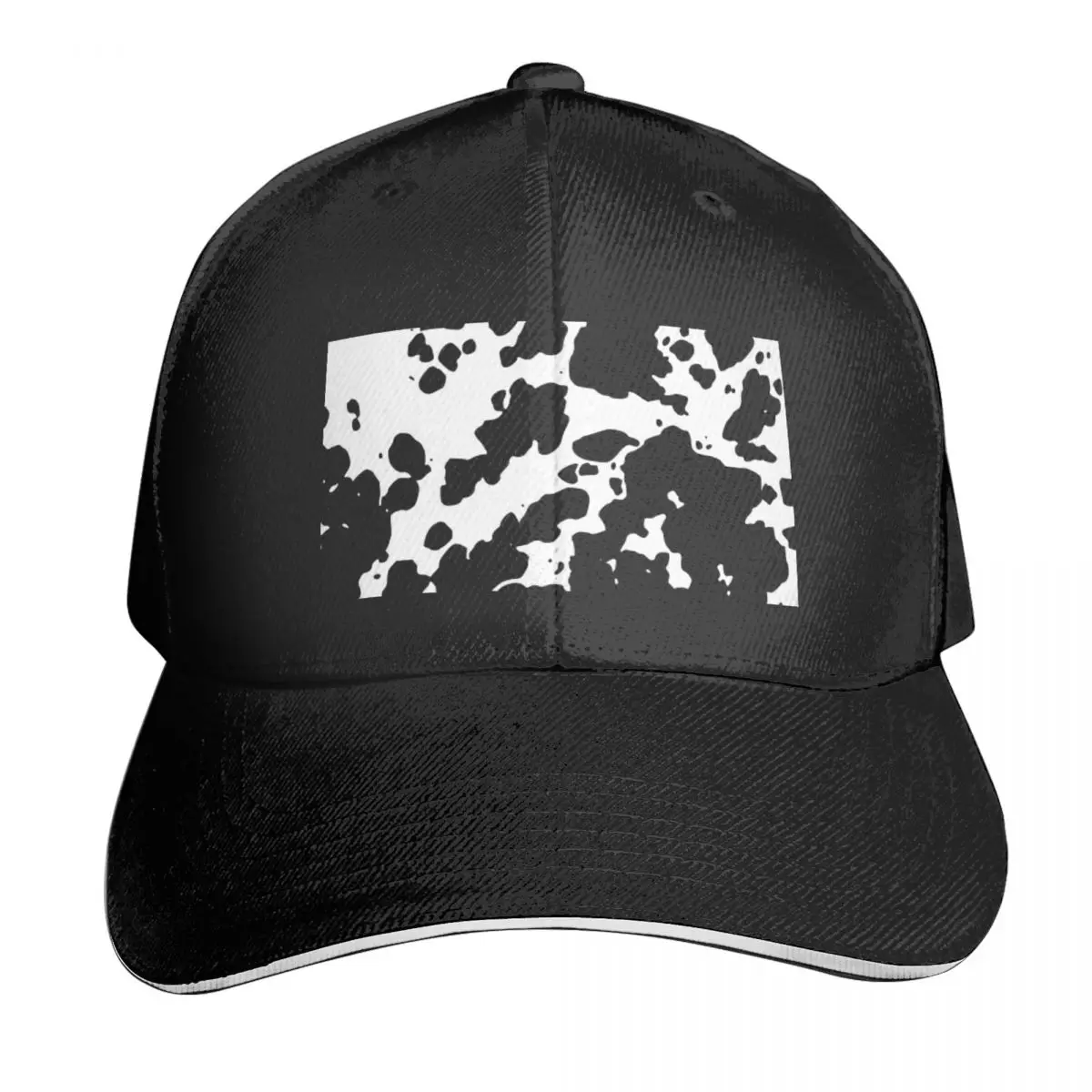 Black And White Cow Pattern A Baseball Caps Hat