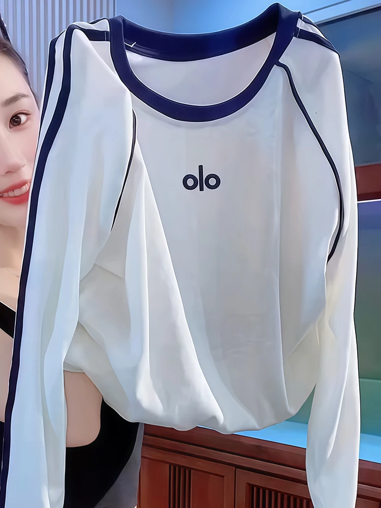 

Loose Long Sve Hoodie Women's Casual plus Size Slimming Meat Covering Korean Sle round Ne Pullover Polyester Cotton Blend