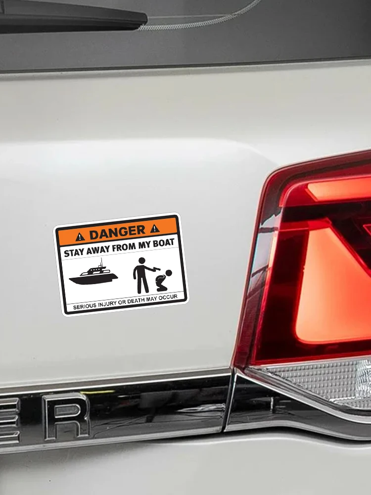 S62329 # خطر مضحك البقاء بعيدا عن بلدي الأدوات سيارة ملصق مقاوم للماء الفينيل ملصق سيارة اكسسوارات ديكور Pegatinas الفقرة Coche #4