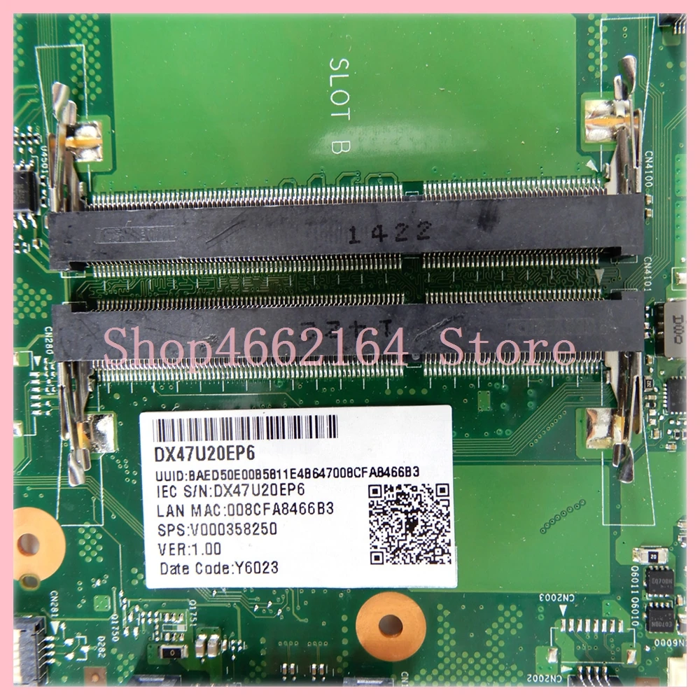 Imagem -04 - Placa-mãe Portátil para Toshiba Satellite Ar10an6050a2632101 A6-6310 Cpu C75d C75d-b V000358250