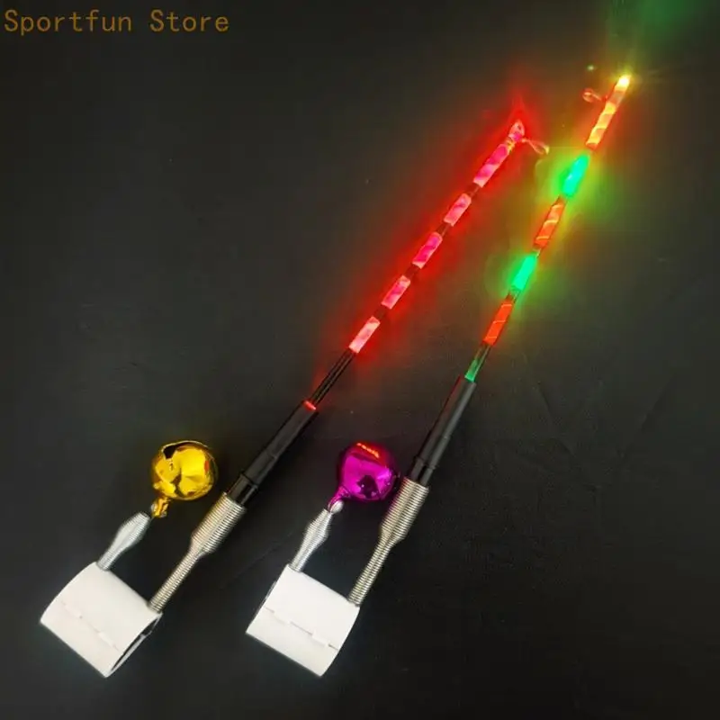 2lots Button-Cell Electronic Fishing Alarm with LED for Night Angling Use X7JD