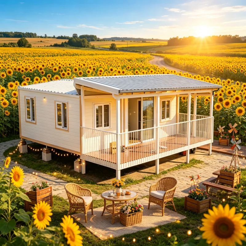 Modern Expandable Container House 20Ft 40Ft 3 Bedroom Prefab Modular Home with Kitchen Bathroom Portable Building